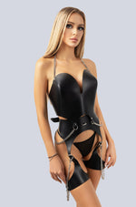 Astraea Black Leather Set