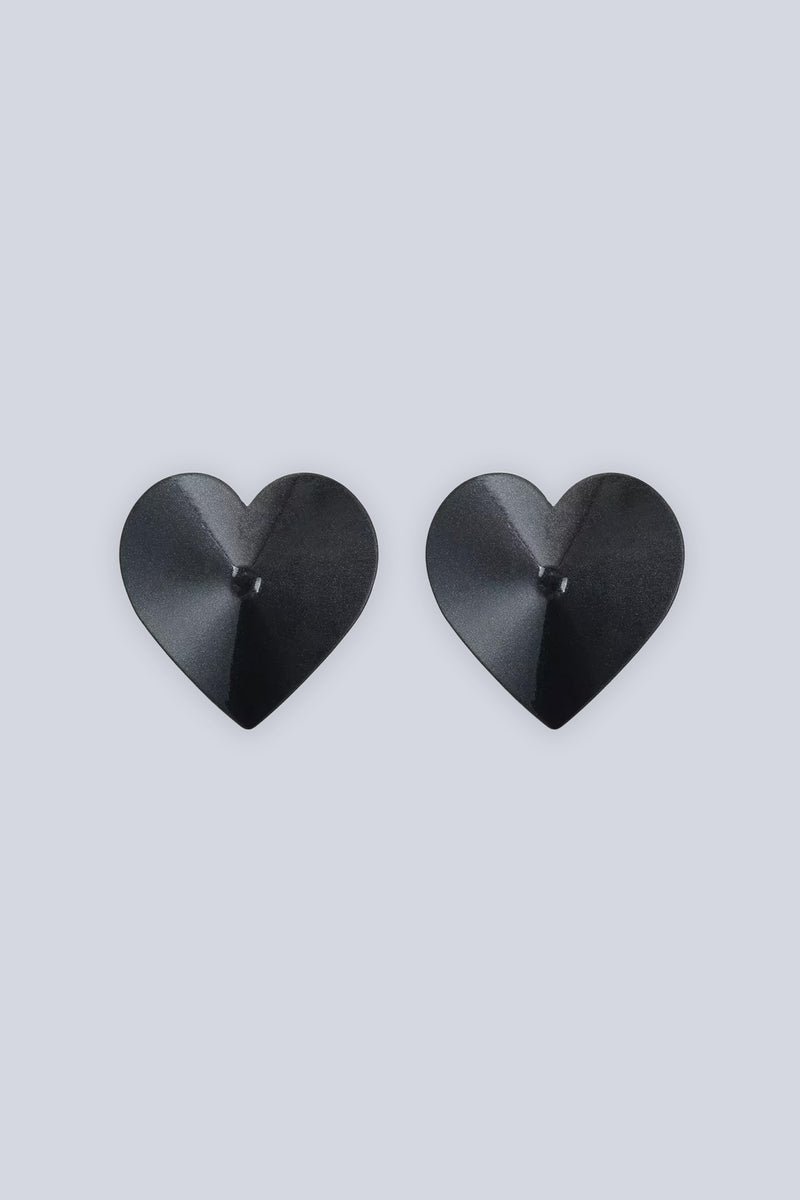 Black Heart Metal Pasties