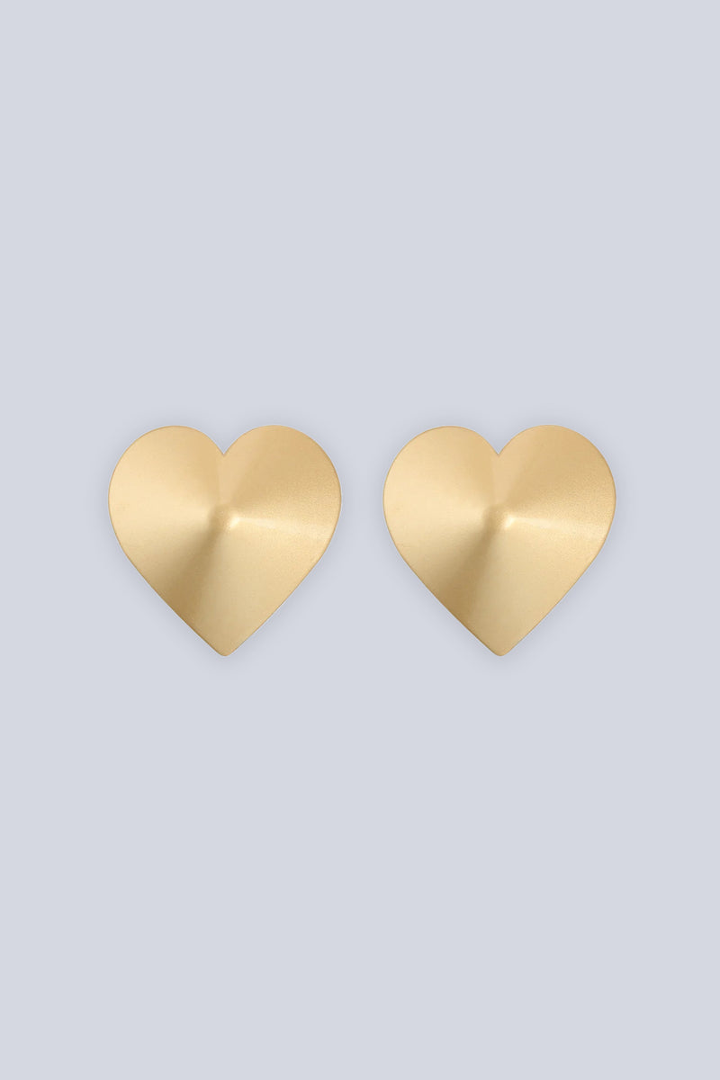 Gold Heart Metal Pasties